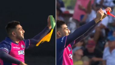 Tabraiz Shamsi Performs Magic Trick As Celebration After Taking a Wicket in Paarl Royals vs MI Cape Town SA20 2024 Match (Watch Video)