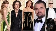 Taylor Swift, Timoth&eacute;e Chalamet, Dua Lipa, Leonardo DiCaprio, Meryl Streep &ndash; See Celebs Who Made Heads Turn at the 2024 Golden Globes Red Carpet (View Pics)