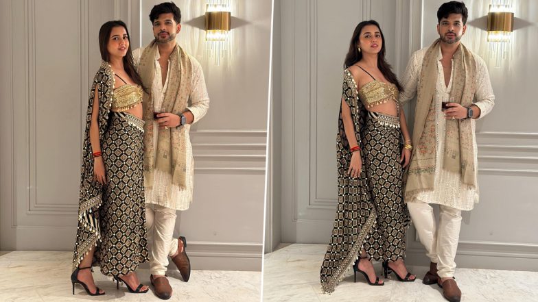 Tejasswi Prakash and Karan Kundrra Look Sassy and Beyond Stunning in Ethnic Attire As They Pose Together in Latest Instagram Pictures!