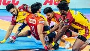 PKL 2023-24: Deepak Singh Stars as Gujarat Giants Register 37-30 Comeback Win over Telugu Titans