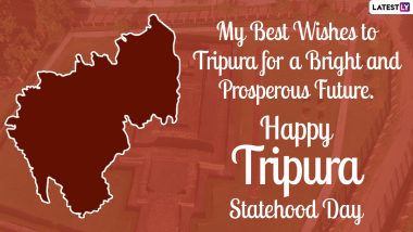 Tripura Statehood Day 2024 Images, Wishes & HD Wallpapers for Free Download Online: WhatsApp Messages, Greetings and SMS for State Foundation Day