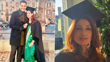 Twinkle Khanna Is Over the Moon As She Graduates From University of London, Shares Glimpses From Her Special Day on Insta (Watch Video)