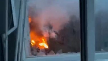 Russia Launches Another Missile Attack on Ukraine As Multiple Buildings in Kyiv and Kharkiv Hit, Casualties Reported (Watch Videos)