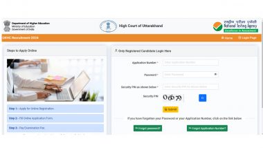 Uttarakhand High Court Recruitment 2024: NTA Begins Registration for UKHC Examination at uhcrec.ntaonline.in, Know How To Apply