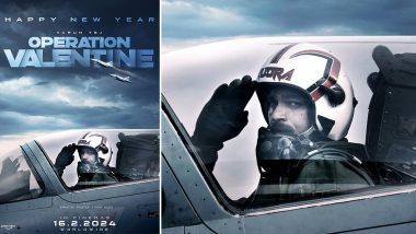 Operation Valentine: Varun Tej Offers a Glimpse of His Character As IAF Officer in New Intriguing Poster As He Wishes Fans on New Year’s Day (See Pic)