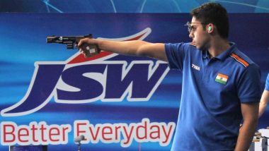 Vijayveer Sidhu Secures India's 17th Paris Olympic 2024 Quota in Shooting, Wins Silver Medal in Men's 25m Rapid-Fire Pistol Event at Asian Qualification Championship