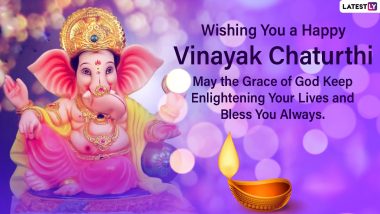 Vinayaka Chaturthi 2024 Wishes & Messages: WhatsApp Status, Images, HD Wallpapers, Greetings and SMS for the Day Dedicated to Lord Ganesha