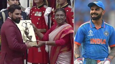 'Mubarak Ho Lala' Virat Kohli Congratulates Mohammed Shami As Indian Bowler Receives Prestigious Arjuna Award 2023