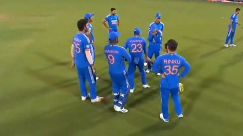 Virat Kohli Dances As Stadium DJ Plays ‘Moye Moye’ Song After India vs Afghanistan 3rd T20I Ended in a Tie, Video Goes Viral