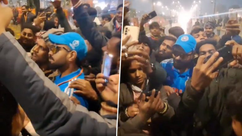 Virat Kohli's Lookalike Mobbed By Fans in Ayodhya After Ram Mandir's Pran Pratishtha Ceremony, Video Goes Viral