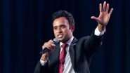 US Presidential Race: Vivek Ramaswamy Announces He&rsquo;s Suspending His Presidential Bid After a Disappointing Finish in Iowa&rsquo;s Leadoff Caucuses, Endorses Donald Trump (Watch Video)