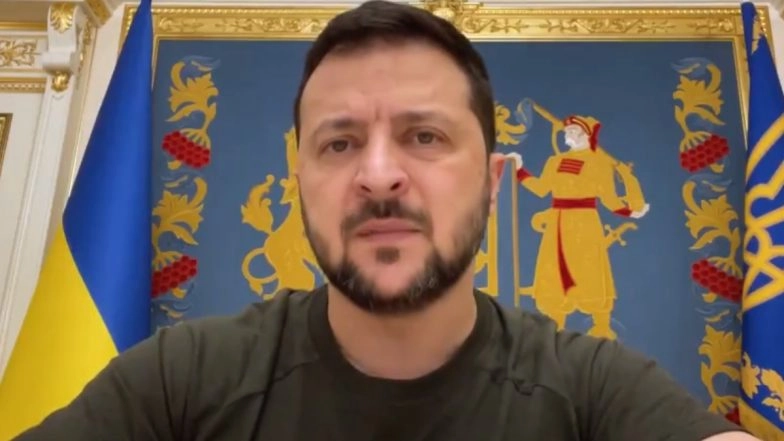 Russia Fired Nearly 300 Missiles, Over 200 'Shahed' Drones Against Ukraine Since December 29, Says Ukrainian President Volodymyr Zelensky (Watch Video)