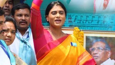 Andhra Pradesh: Congress Leader YS Sharmila Poses Questions to CM YS Jagan Mohan Reddy-Led Government on ‘Daga DSC’