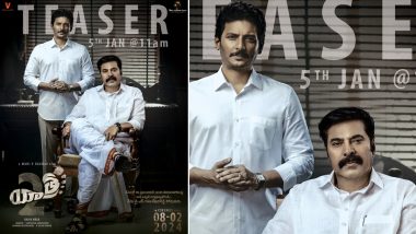 Yatra 2 Teaser: Glimpse of Mammootty and Jiiva’s Upcoming Film To Be Dropped on January 5! Check Out the New Poster From Mahi V Raghav Directorial