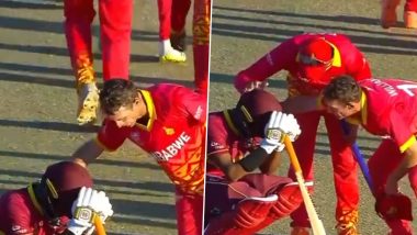 Here’s the Heartwarming On-Field Gesture Which Won Zimbabwe the ICC Spirit of Cricket Award 2023 (Watch Video)