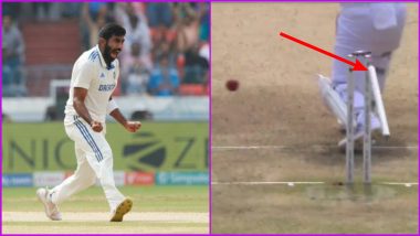 Jasprit Bumrah Sends Stumps Flying As He Dismisses Ben Duckett With a Beauty in IND vs ENG 1st Test 2024 (Watch Video)