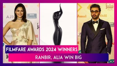 Filmfare Awards 2024 Winners: Ranbir Kapoor Wins Best Actor Award For Animal, Alia Bhatt Bags Best Actress Award For Rocky Aur Rani Kii Prem Kahaani