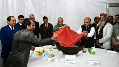 Union Budget 2024–25: Halwa Ceremony Held To Mark Final Stage of Interim Budget Preparation (See Pics and Video)