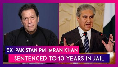 Ex-Pakistan PM Imran Khan And Former Foreign Minister Shah Mahmood Qureshi Sentenced To 10 Years In Jail In Cipher Case