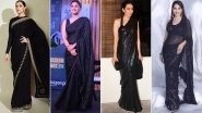 Makar Sankranti 2024 Black Saree Ideas: Deepika Padukone, Alia Bhatt & Other Beauties Will Help You Pick the Right One