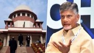 Amaravati Inner Ring Road Scam Case: Supreme Court Declines Andhra Pradesh Government&rsquo;s Plea Against Anticipatory Bail to TDP Chief Chandrababu Naidu