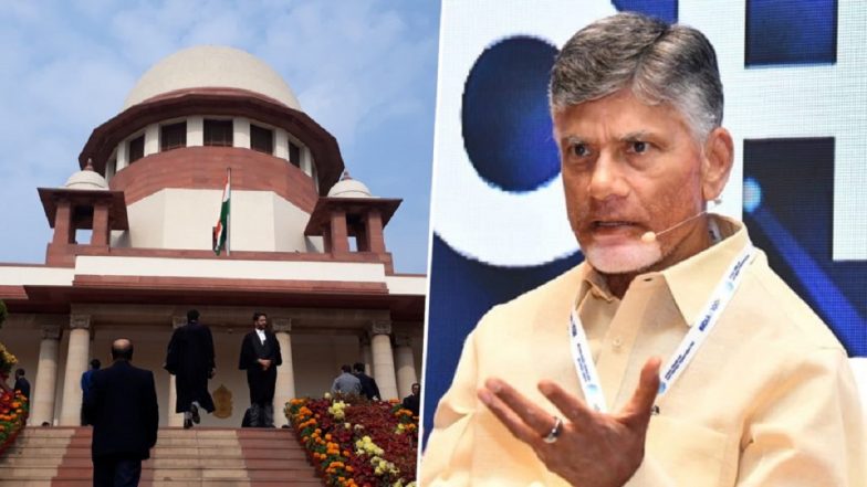 Amaravati Inner Ring Road Scam Case: Supreme Court Declines Andhra Pradesh Government’s Plea Against Anticipatory Bail to TDP Chief Chandrababu Naidu