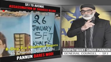 Designated Khalistani Terrorist Gurpatwant Singh Pannun Issues Fresh Threats Ahead of Republic Day Parade on January 26