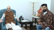 Bihar Political Crisis: Chirag Paswan Meets With Amit Shah in Delhi; BJP, RJD and JDU Hold Separate Meetings (Watch Videos)