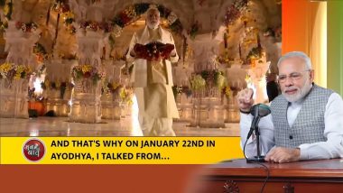 Mann Ki Baat 2024: PM Narendra Modi Highlights Significance of Ram Mandir in Ayodhya, How It United Nation