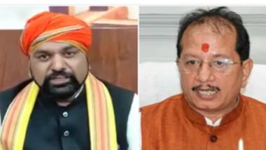 Nitish Kumar Resigns: BJP’s Samrat Choudhary, Vijay Sinha Likely To Be Deputy CMs in Bihar (Watch Video)