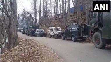 Jammu and Kashmir: Lashkar-E-Taiba Terrorist Killed in Encounter With Security Forces in Chotigam Area of Shopian (Watch Video)