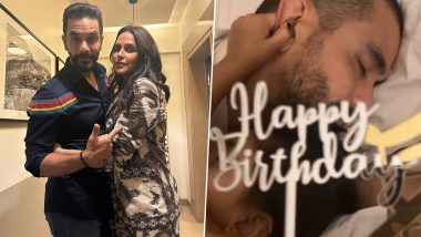 Neha Dhupia's Midnight Birthday Wish for Her 'Love and Life' Angad Bedi Is the Cutest (Watch Video)