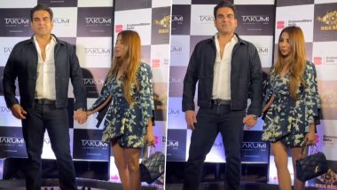 Bigg Boss 17 Success Party: Arbaaz Khan and Sshura Khan Look ADORABLE As They Arrive at the Bash (Watch Video)