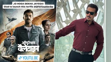 Operation Valentine: Salman Khan Drops High-Octane Trailer for Upcoming Film Starring Varun Tej and Manushi Chillar (Watch Video)