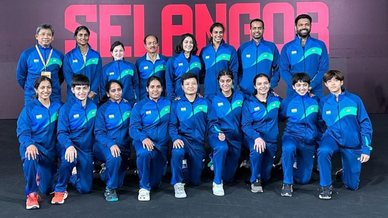 Indian Men’s Badminton Team Drawn in Same Group As Indonesia in Thomas Cup; Women’s Squad With China in Uber Cup 2024