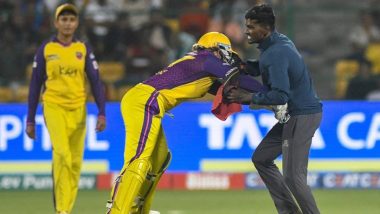 WPL 2024: Alyssa Healy Tackles Pitch Invader During UP Warriorz vs Mumbai Indians Game