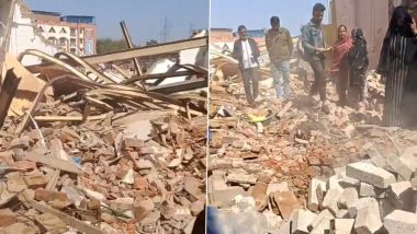 DDA Demolishes House of Wakeel Hassan, One of the Rat Miners Who Saved 41 Workers in the Silkyara Tunnel in Uttarkashi (Watch Videos)