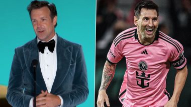 Inter Miami Star Lionel Messi Teams Up with 'Ted Lasso' Actor Jason Sudeikis for Super Bowl 2024 Ad (Watch Video)
