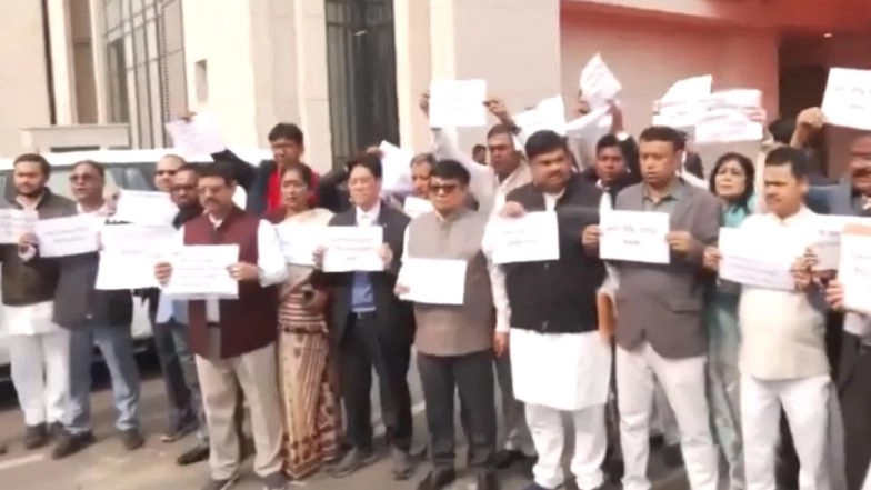 Assam Budget 2024: Opposition Parties Disrupt Governor Gulab Chand Kataria's Speech