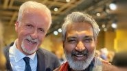 James Cameron Calls SS Rajamouli's RRR 'Spectacular' Work at Saturn Awards 2024 Red Carpet (Watch Video)