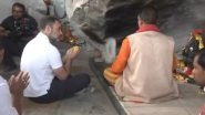 Bharat Jodo Nyay Yatra 25th Day: Congress MP Rahul Gandhi Offers Prayers at Vedvyas Temple in Odisha&rsquo;s Rourkela (Watch Video)