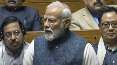 PM Modi in Lok Sabha: These Five Years Were About Reform, Perform and Transform in Country, Says Prime Minister Narendra Modi on Last Day of Budget Session (Watch Videos)