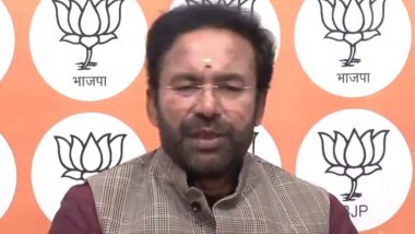 Lok Sabha Elections 2024: Telangana To See Direct Fight Between BJP and Congress in General Polls, Says Union Minister G Kishan Reddy