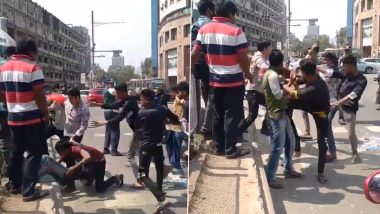Group of Boys Thrash Each Other in Ugly Brawl on Roadside Over ‘Texting a Girl’, Video Surfaces
