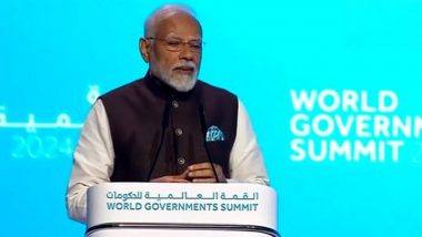 World Governments Summit 2024: World Today Needs Governments Which Are Inclusive, Free From Corruption, Says PM Narendra Modi (Watch Video)