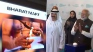 PM Narendra Modi, UAE Vice President Sheikh Mohamed Bin Rashid Al Maktoum Virtually Lay Bharat Mart&rsquo;s Foundation Stone in Dubai (Watch Video)
