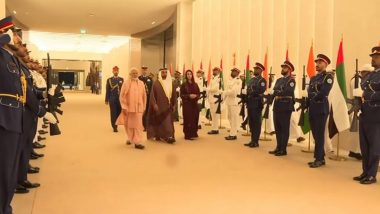 PM Narendra Modi Concludes His Two-Day UAE Visit, Emplanes for Qatar (See Pics and Video)