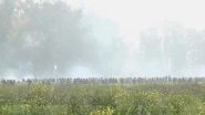 Farmers&rsquo; Protest: Tear Gas Shells Fired at Shambhu and Khanauri Border Points To Disperse Protesters (Watch Videos)