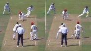 WOW! Wicketkeeper Sadeera Samarawickrama Takes Wonderful Catch After Correctly Anticipating Rahmat Shah's Shot During SL vs AFG One-Off Test 2024 (Watch Video)