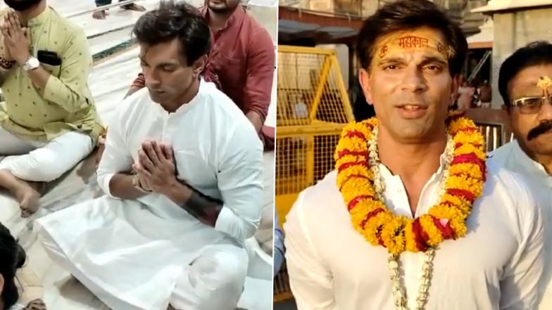 Karan Singh Grover Visits Mahakaleshwar Temple in Ujjain After Fighter Success, Says ‘I Felt Very Good’ (Watch Video)